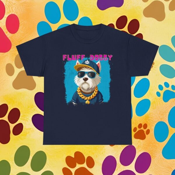 Funny Westie Rap T-Shirt, Dog Lover Gift, Cute Animal Tee, Unisex Graphic Top, Hip Hop Pet Shirt - Image 9