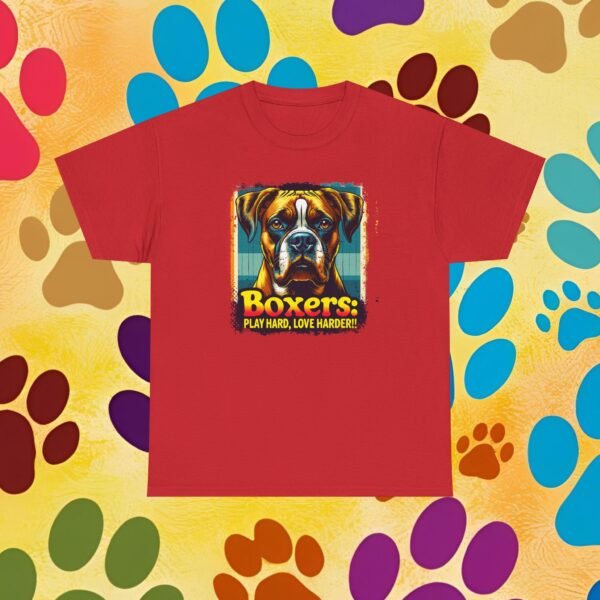 Play Hard, Lover Harder Boxer Dog Lovers Unisex Heavy Cotton Tee, Dog Lover Shirt, Boxer Dog Owner Gift, Pet Parent Tee, Animal Lover Top - Image 25