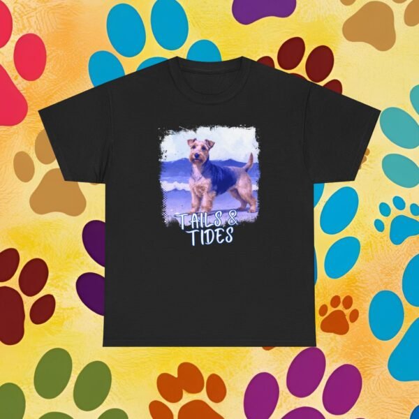 Welsh Terrier Unisex Tee - Tails & Tides Collection, Beach Dog Shirt, Dog Lover Gift, Animal Graphic Tee, Summer Vibes T-Shirt, Pet Owner - Image 5