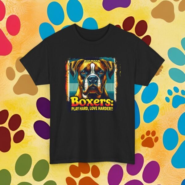 Play Hard, Lover Harder Boxer Dog Lovers Unisex Heavy Cotton Tee, Dog Lover Shirt, Boxer Dog Owner Gift, Pet Parent Tee, Animal Lover Top - Image 11