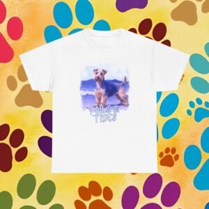 Welsh Terrier Unisex Tee - Tails & Tides Collection, Beach Dog Shirt, Dog Lover Gift, Animal Graphic Tee, Summer Vibes T-Shirt, Pet Owner