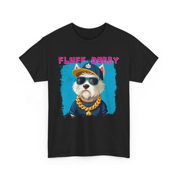 Funny Westie Rap T-Shirt, Dog Lover Gift, Cute Animal Tee, Unisex Graphic Top, Hip Hop Pet Shirt - Image 7