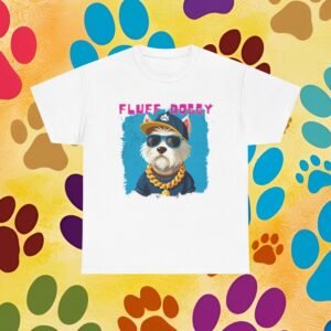 Funny Westie Rap T-Shirt, Dog Lover Gift, Cute Animal Tee, Unisex Graphic Top, Hip Hop Pet Shirt