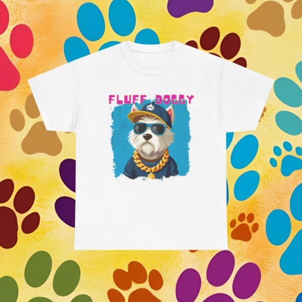 Funny Westie Rap T-Shirt, Dog Lover Gift, Cute Animal Tee, Unisex Graphic Top, Hip Hop Pet Shirt