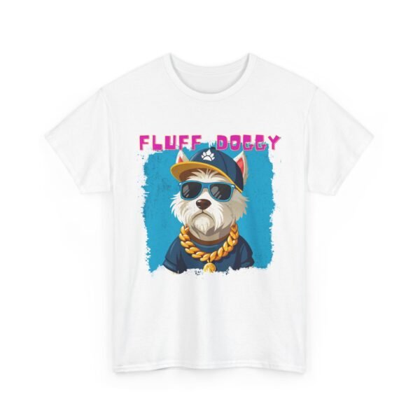 Funny Westie Rap T-Shirt, Dog Lover Gift, Cute Animal Tee, Unisex Graphic Top, Hip Hop Pet Shirt - Image 3